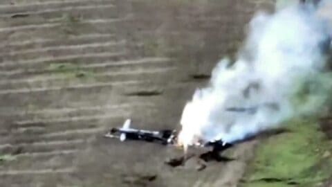 Helicóptero abatido